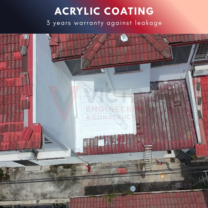 Roof & Balcony Protection project at Taman Puchong Tekali, Puchong